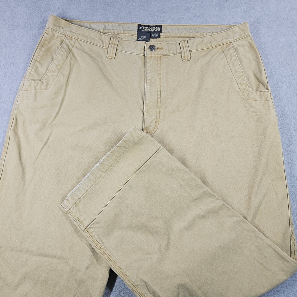 Mountain Khakis Men's Original Mountain Pant Sz 42x32 (Fits 40x31) Canvas Khaki